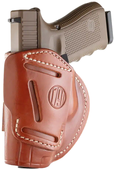 1791 Gun Leathr 112350 1791 Gunleather 4WH5CBRR 4 Way Classic Brown Leather IWB/OWB Beretta 92,M9,Px4 S