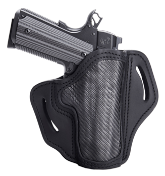 1791 Gun Leathr 112364 1791 Gunleather CFBH1SBLR BH1 Belt Holster Size 01 OWB Open Top Style made of Le