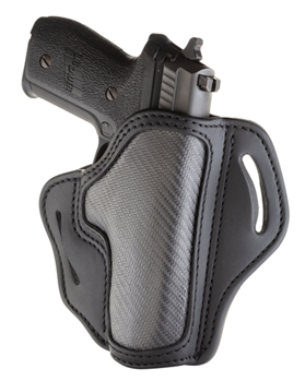 1791 Gun Leathr 112366 1791 Gunleather CFBH23SBLR BH2.3 Belt Holster Size 2.3 OWB Open Top Style made o