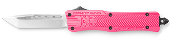 Cobra Enterpris 112487 CobraTec Knives SPKCTK1STNS CTK-1  Small 2.75" OTF Tanto Plain D2 Steel Blade/Pi