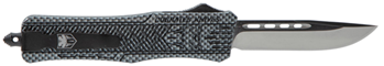 Cobra Enterpris 112491 CobraTec Knives MCFCTK1MDNS CTK-1  Medium 3" OTF Drop Point Plain D2 Steel Blade