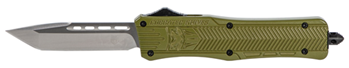 Cobra Enterpris 112496 CobraTec Knives MODCTK1MTNS CTK-1  Medium 3" OTF Tanto Plain D2 Steel Blade/OD G