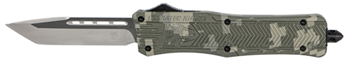 Cobra Enterpris 112502 CobraTec Knives MADCCTK1MTNS CTK-1  Medium 3" OTF Tanto Plain D2 Steel Blade/Arm