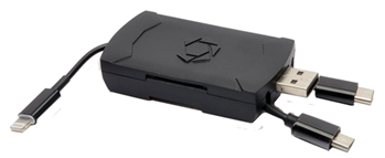 Gsm Outdoors 112616 Stealth Cam STCQMCR QMCR 4-in-1 SD Card Reader Black