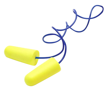 Gsm Outdoors 112630 Walker's GWPEPCORDYL Corded Foam Ear Plugs 32 dB In The Ear Yellow Ear Buds with