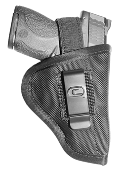 Gsm Outdoors 112645 Crossfire Shooting Gear CRFTUSA1C3 Undercover  Black 1680D Ballistic Nylon IWB/O
