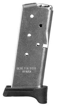 112848 Beretta USA JMAPXCARRY6 APX  9mm Luger Carry 6rd Stainless Steel Detachable