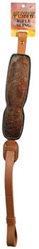 112974 Hunter Company 027191 Trophy Custom Sling made of Brown Leather with Suede Linin