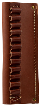 112976 Hunter Company 0538 Cartridge Belt Slide  Pistol 38 Cal 12 Rounds Chestnut Tan L