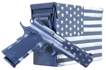 Howa/legacy Spo M-1911 Citadel CITC45FUSGAC 1911-A1 Government 45 ACP 5" 8+1 Overall American Flag Gray