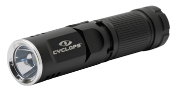 Gsm Outdoors 113064 Cyclops CYCFLX400 Rechargeable LED  Black Anodized Aluminum White 160/400 Lumens