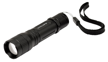 Gsm Outdoors 113065 Cyclops CYCTF150 Tactical Flashlight  Black Anodized Aluminum White 150 Lumens C