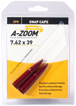Pachmayr 11369 A-Zoom 12234 Snap Caps Rifle 7.62X39 Aluminum 2 Pack