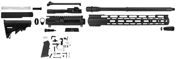 Tacfire 113825 TacFire SSRK9MM16LPK AR Build Kit Rifle 9mm Luger AR-15 Black Nitride Steel 1/2"