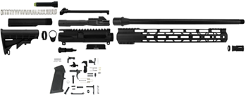Tacfire 113826 TacFire SSRK45ACPLPK AR Build Kit Rifle 45 ACP AR Platform Black Nitride Aluminu