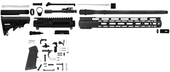 Tacfire 113827 TacFire SSRK300LPK AR Build Kit Rifle 300 Blackout AR Platform Black Nitride Alu