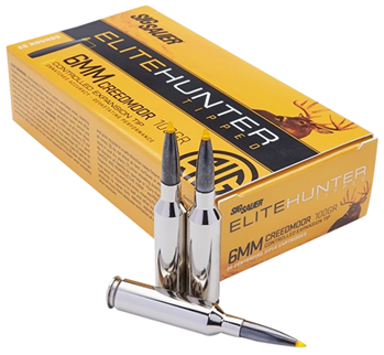 115125 Sig Sauer E6MMCTH220 Elite Hunter Tipped  6mm Creedmoor 100 gr Controlled Expans