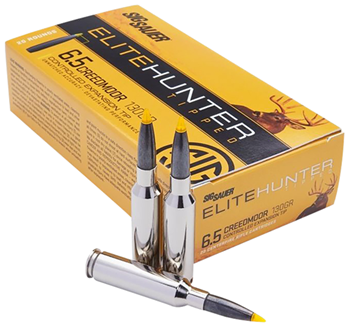 115126 Sig Sauer E65CMTH120 Elite Hunter Tipped  6.5 Creedmoor 130 gr Controlled Expans