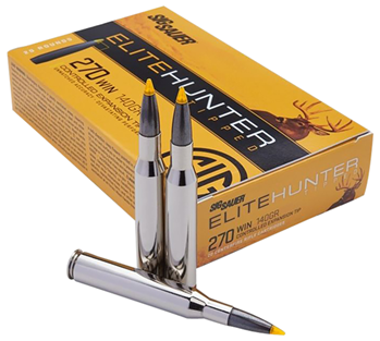 115128 Sig Sauer E270TH220 Elite Hunter Tipped  270 Win 140 gr Controlled Expansion Tip