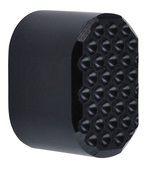 115366 Phase 5 Weapon Systems PMRBLKDIMPLED Dimpled Mag Release  6061-T6 Aluminum Black