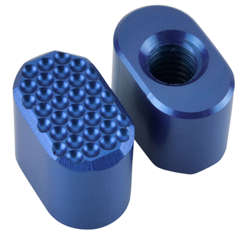 115367 Phase 5 Weapon Systems PMRBLUEDIMPLED PMR Dimpled Magazine Release Blue