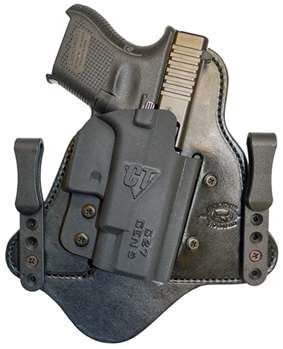 Comp-tac Victor 115411 Comp-Tac C225GL234RBSN MTAC  Black Kydex Holster w/Leather Backing IWB fits Gloc