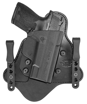 Comp-tac Victor 115413 Comp-Tac C225SW250RBSN MTAC  Black Kydex Holster w/Leather Backing IWB S&W Shiel