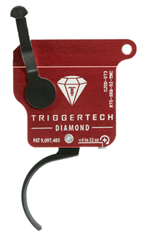 Triggertech 115472 TriggerTech R70SRB02TNC Diamond without Bolt Release Remington 700 Single-Stage
