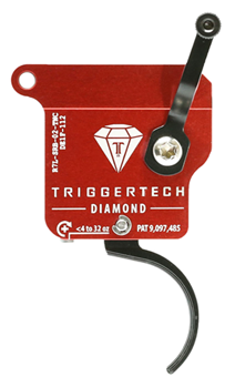 Triggertech 115475 TriggerTech R7LSRB02TNC Diamond Without Bolt Release Single-Stage Traditional Cu