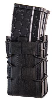 115509 High Speed Gear 112R00BK TACO X2R Mag Pouch Double Style made of Nylon with Blac