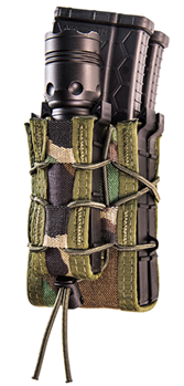 115514 High Speed Gear 112RP0MC TACO X2RP Mag Pouch Double Style made of Nylon with Mul