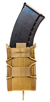 115527 High Speed Gear 11TA00CB TACO Mag Pouch Single Style made of Nylon with Coyote B