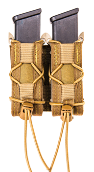 115539 High Speed Gear 13PT12CB TACO Mag Pouch Double Style made of Nylon with Coyote B