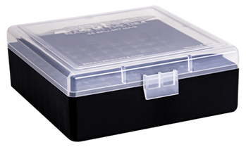 Berrys Manufact 115566 Berrys 15382 003 Ammo Box 38 Special,357 Mag 100rd Clear Lid w/Black Bottom