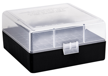 Berrys Manufact 115568 Berrys 03856 005 Ammo Box 223 Rem,5.56x45mm NATO 100rd Clear Lid w/Black Bottom