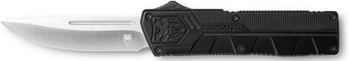 Cobra Enterpris 115608 CobraTec Knives BCTLWDNS Lightweight  3.25" OTF Drop Point Plain D2 Steel Blade/