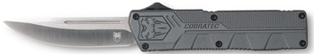 Cobra Enterpris 115609 CobraTec Knives GYCTLWDNS Lightweight  3.25" OTF Drop Point Plain D2 Steel Blade