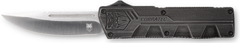 Cobra Enterpris 115611 CobraTec Knives SWCTLWDNS Lightweight  3.25" OTF Drop Point Plain D2 Steel Blade