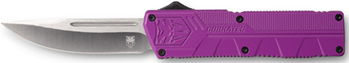 Cobra Enterpris 115616 CobraTec Knives PURCTLWDNS Lightweight  3.25" OTF Drop Point Plain D2 Steel Blad