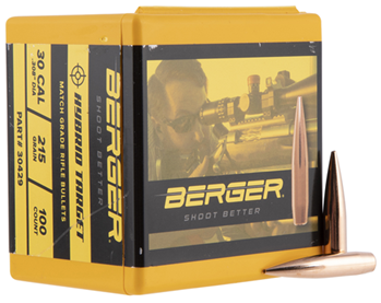 Berger Bullet/c 115668 Berger Bullets 30429 Target  30 Cal .308 215 gr Hybrid 100 Per Box