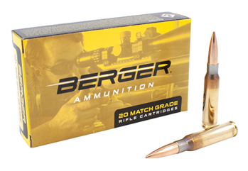 Berger Bullet/c 115673 Berger Bullets 60030 Target  308 Win 155.5 gr Fullbore Target 20 Bx/ 10 Cs
