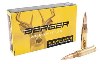 Berger Bullet/c 115674 Berger Bullets 60040 Hunting  308 Win 168 gr Classic Hunter 20 Bx/ 10 Cs