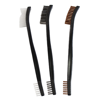 115736 Birchwood Casey 41104 Utility Brushes  Universal Nylon, Bronze, Stainless Steel