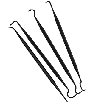 115738 Birchwood Casey 41113 Cleaning Picks  Nylon Double Ended 4 Per Pack