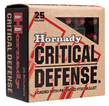 Hornady Mfg Co 115813 Hornady 90061 Critical Defense 327 Federal Mag 80 gr Flex Tip eXpanding 25 Bx/ 1