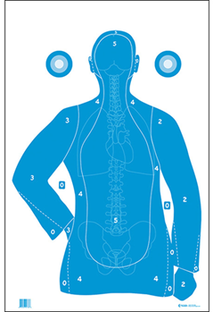 Action Target I 116039 Action Target FB21EANTAV2100 Qualification Vital Anatomy Silhouette/Vitals Paper