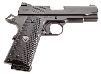 116291 Wilson Combat ACPCOM9 ACP Commander SAO 9mm Luger 4.25" 10+1 Black Armor-Tuff Ca