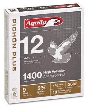 Aguila Ammuniti 116385 Aguila 1CHB1297 Competition  12 Gauge 2.75" 1 1/4 oz 9 Shot 10 Bx/ 25 Cs
