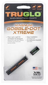 11663 Truglo TG941XA Magnum Gobble-Dot Xtreme Universal Shotgun Fiber Optic Red/Green