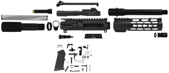 Tacfire 117688 TacFire SSPK45ACPLPKK AR Build Kit KeyMod 45 ACP Black